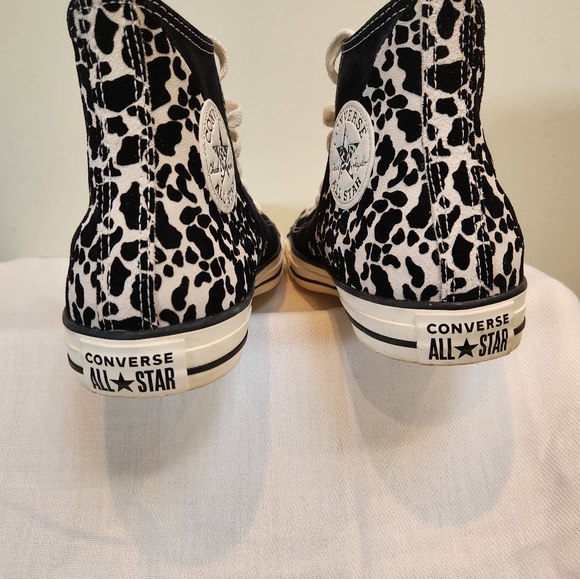 Converse CTAS Quarter Split Black Leopard Women\'s  Size 10 / Mens 8